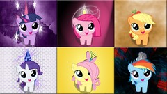 Rarity ponies rainbow dash twilight sparkle pinkie pie My 