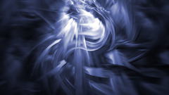 Reborn abstract blue white