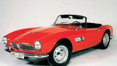 Red 1955 BMW 507