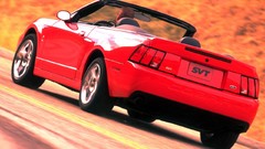 Red 2003 Ford SVT Mustang Cobra Convertible