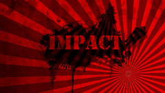 Red abstract impact