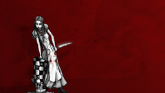 Red Alice in Wonderland