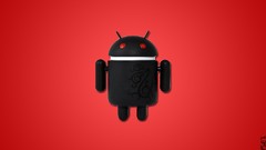 Red android Droid ice cream sandwich