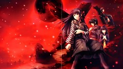 Red Anime anime girls innocent grey cartagra