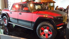 Red armored vehicle Russians Dartz Dartz Prombron