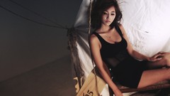 Red asians models Korean Lee Ji Min