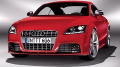 Red Audi cars vehicles Audi TT Coupe