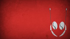 Red background superheroes minimalistic blo0p Antman