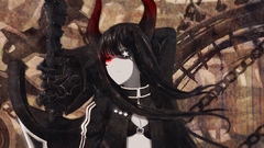 Red black rock shooter