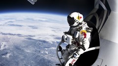 Red Bull Felix Baumgartner stratos free fall Red Bull Stratos