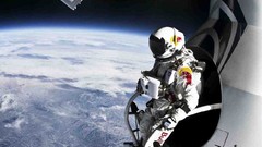 Red Bull Felix Baumgartner stratos free fall Red Bull Stratos