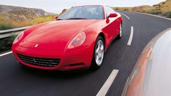 Red cars ferrari 612 scaglietti