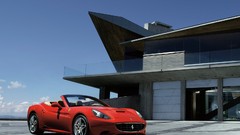 Red cars Ferrari California