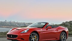 Red cars Ferrari California