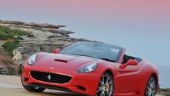 Red cars Ferrari California