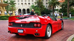 Red cars Ferrari Ferrari F50 GT