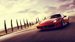 Red cars Ferrari vehicles