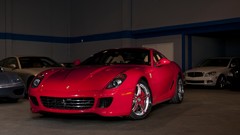 Red cars Ferrari vehicles Ferrari 599