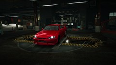 Red cars garage GT need for speed need for speed world Nissan 