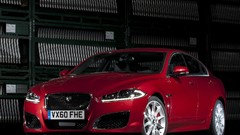 Red cars Jaguar XFR