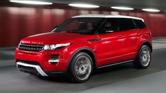 Red cars Land Rover Range Rover doors Range Rover Evoque
