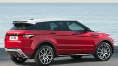 Red cars Land Rover Range Rover doors Range Rover Evoque