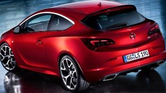 Red cars Opel Astra astra opc