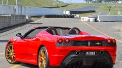 Red cars Scuderia Ferrari