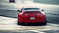 Red cars stance Toyota supra TRD JDM Japanese domestic market