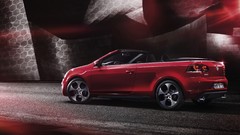 Red cars studio vehicles Volkswagen Golf artistic German cars 