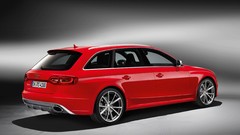 Red cars vehicles sports cars avant Audi RS4