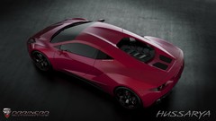 Red cars vehicles Supercars Polish Arrinera Automotive S.A. 