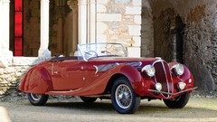 Red cars vintage cars Delahaye