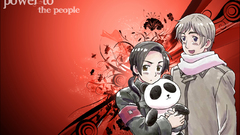 Red China Russia panda