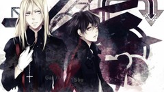 Red eyes blondes long hair brunettes uniforms short hair guilty 