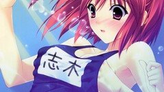 Red eyes suzuhira hiro redheads cleavage standing boobs hentai 