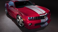 Red flash front TV shows chevrolet camaro muscle cars Amercan 
