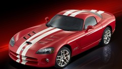 Red front 2008 dodge viper srt10 Coupé