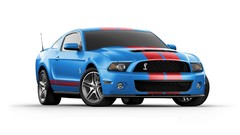 Red front stripes ford mustang shelby gt500 muscle cars Ford 