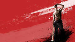 Red grunge baseball Ellis