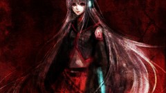 Red headphones utau Sukone Tei