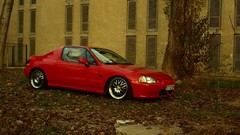 Red Honda Del Sol