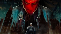 red hood fantasy art artwork Batman