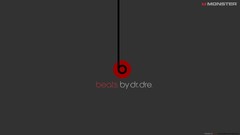 Red logos Dr.Dre minimalistic beats by dr dre