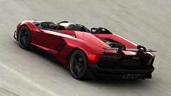 Red Metallic cars Lamborghini blurred helmets vehicles motion 