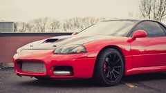 Red Mitsubishi vehicles Mitsubishi 3000GT