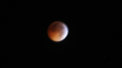Red moon eclipse