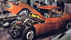 Red old cars Engines Prototypes vehicles factories Polish 