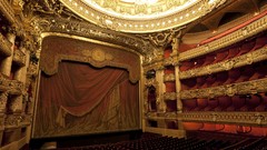 Red Paris chairs Theatre opera architecture Palais Garnier