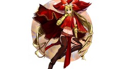 Red pixiv armor cloaks